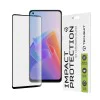 Протектор за Oppo Reno7 4G / Reno7 Lite / Reno8 Lite / OnePlus Nord N20 5G - 111D Full Cover / Full Glue Glass - черен