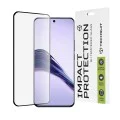 Протектор за Realme 13 Pro / 13 Pro+ - 111D пълно покритие / пълно залепено стъкло / 3D извит екран - черен