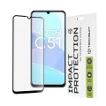Протектор за Realme C51 / Note 50 - 111D Full Cover / Full Glue Glass - черно