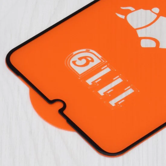 Протектор за Realme C61 / Realme C63 - 111D Full Cover / Full Glue Glass - Techsuit - Черен