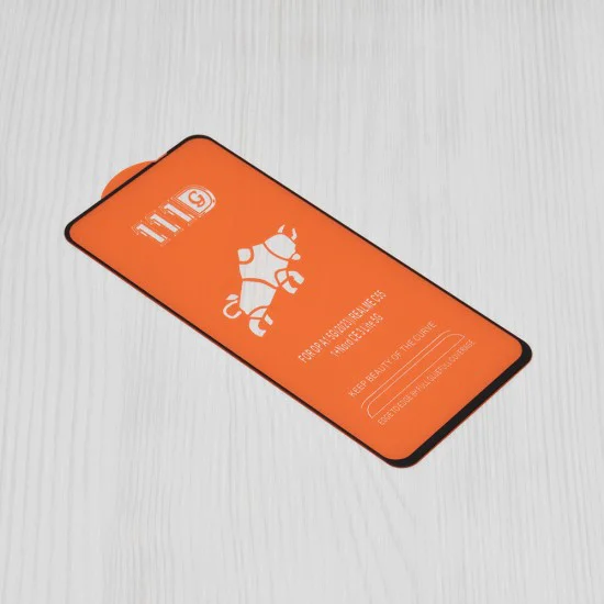 Протектор за Realme C67 4G - 111D Full Cover / Full Glue Glass - черен