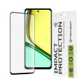 Протектор за Realme C67 4G - 111D Full Cover / Full Glue Glass - черен