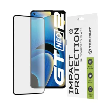 Протектор за Realme GT Neo2 / GT2 / GT Neo 3T / GT Neo 3T Dragon Ball Z Edition - 111D Full Cover / Full Glue Glass - черен