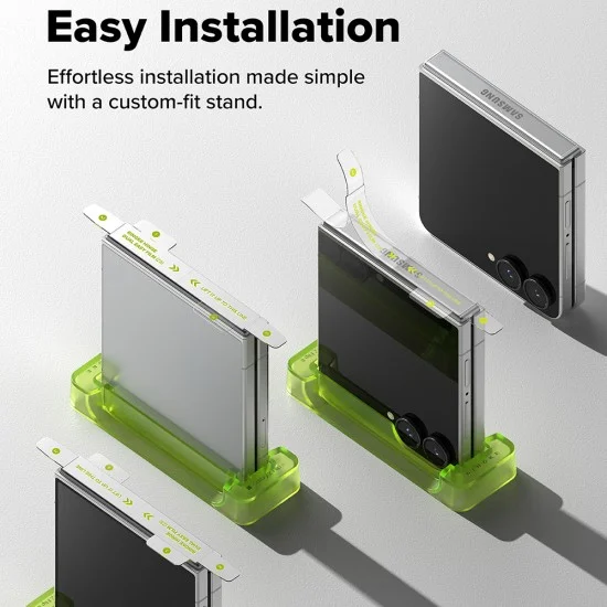 Протектор Ringke - Hinge Dual Easy Film (2 бр.) - Samsung Galaxy Z Flip8 - Прозрачен