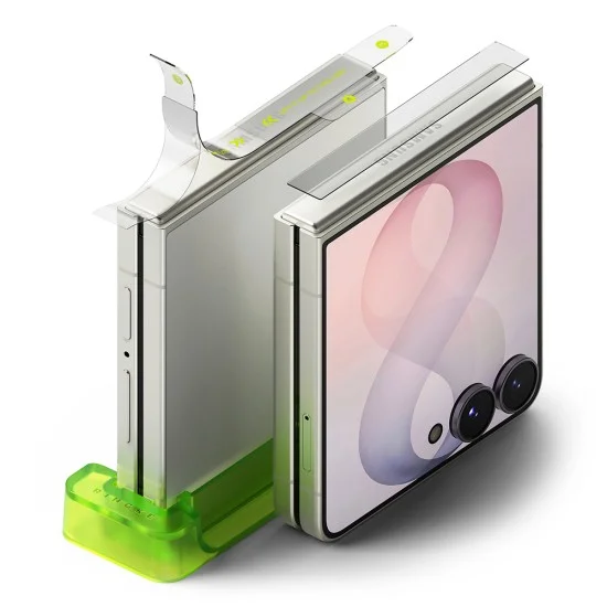 Протектор Ringke - Hinge Dual Easy Film (2 бр.) - Samsung Galaxy Z Flip8 - Прозрачен