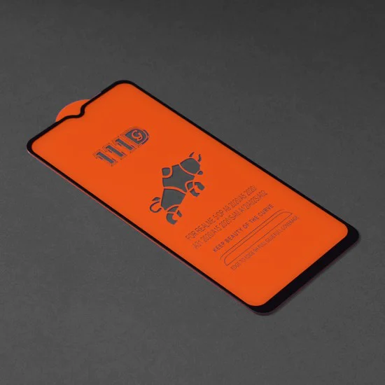 Протектор за Samsung Galaxy A02 / M02 / A12 / A12 Nacho / F12 / M12 / A32 5G - 111D Full Cover / Full Glue Glass - черен