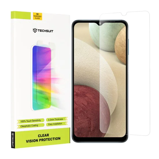 Протектор за Samsung Galaxy A12 / A12 Nacho / A02 / M02 / M12 / M12 / F12 / A32 5G - Clear Vision Glass - Прозрачен
