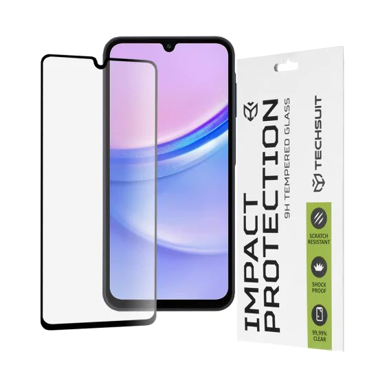 Протектор за Samsung Galaxy A15 4G / A15 5G / A24 / A25 5G / M15 - 111D Full Cover / Full Glue Glass - черен
