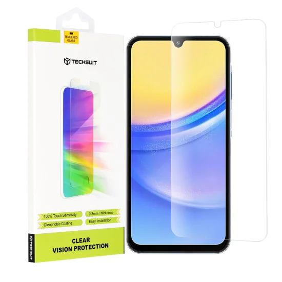 Протектор за Samsung Galaxy A15 4G / A15 5G / A24 / A25 5G / M15 - Clear Vision Glass - Прозрачен