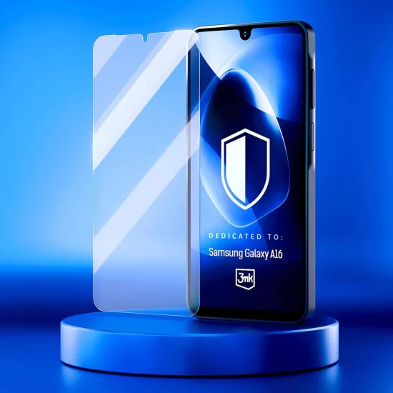 Протектор за Samsung Galaxy A16 4G / A16 5G - 3mk - Гъвкаво стъкло - Прозрачен