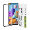 Протектор за Samsung Galaxy A21s / A21 - 111D Full Cover / Full Glue Glass - Черен
