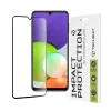 Протектор за Samsung Galaxy A22 4G / M22 4G - 111D Full Cover / Full Glue Glass - Черен