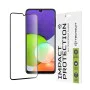 Протектор за Samsung Galaxy A22 4G / M22 4G - 111D Full Cover / Full Glue Glass - Черен