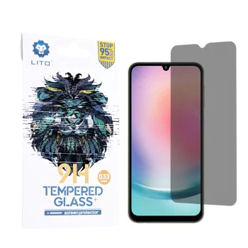 Протектор за Samsung Galaxy A24 - Lito 2.5D Classic Glass - Privacy