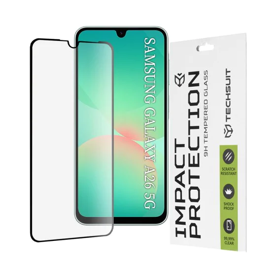 Протектор за Samsung Galaxy A26 5G - 111D Full Cover / Full Glue Glass - Черен