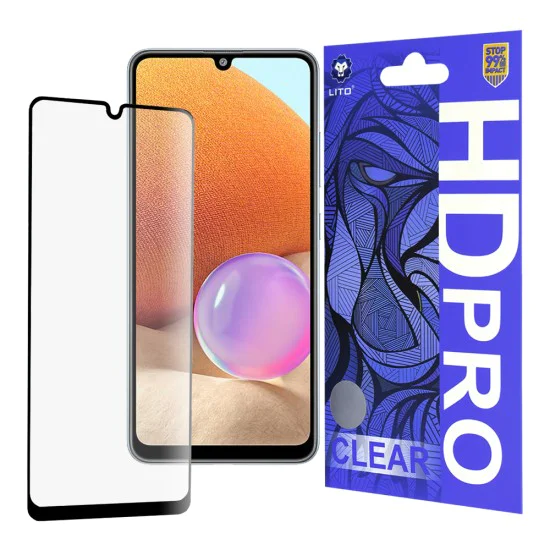 Протектор за Samsung Galaxy A32 4G - Lito - HD Pro Clear - Черен