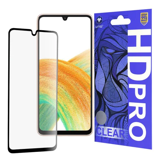 Протектор за Samsung Galaxy A33 5G - Lito - HD Pro Clear - Черен