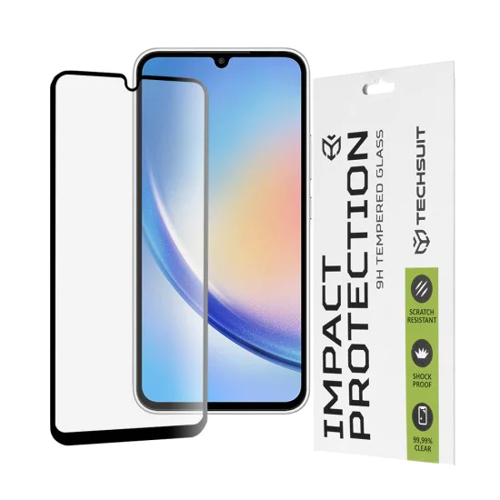 Протектор за Samsung Galaxy A34 5G - 111D Full Cover / Full Glue Glass - Черен