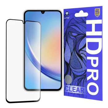 Протектор за Samsung Galaxy A34 5G - Lito - HD Pro Clear - Черен