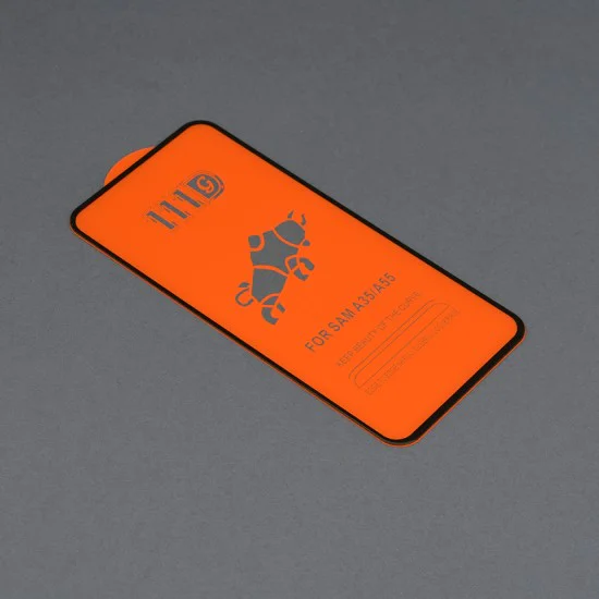 Протектор за Samsung Galaxy A35 5G / A55 5G / M35 - 111D Full Cover / Full Glue Glass - Черен