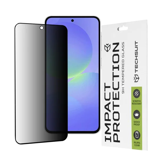 Протектор за Samsung Galaxy A36 5G / A56 5G - 111D Privacy Full Glue - Черен