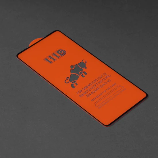 Протектор за Samsung Galaxy A51 4G / A51 5G - 111D Full Cover / Full Glue Glass - черен