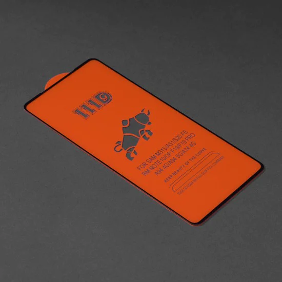 Протектор за Samsung Galaxy A52 4G / A52 5G / A52s 5G - 111D Full Cover / Full Glue Glass - Черен