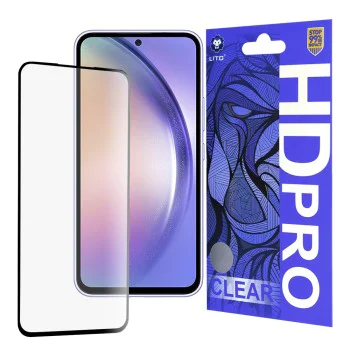 Протектор за Samsung Galaxy A54 - Lito - HD Pro Clear - Черен