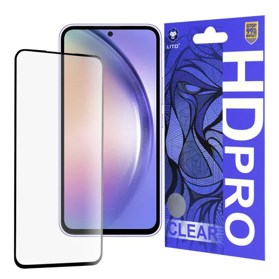 Протектор за Samsung Galaxy A54 - Lito - HD Pro Clear - Черен