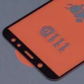 Протектор за Samsung Galaxy A6 Plus 2018 - 111D Full Cover / Full Glue Glass - Черен