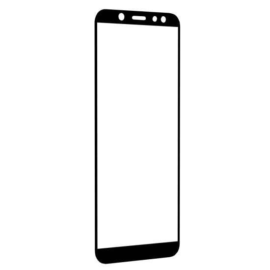 Протектор за Samsung Galaxy A6 Plus 2018 - 111D Full Cover / Full Glue Glass - Черен