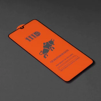 Протектор за Samsung Galaxy A70 / A70s / A90 5G - 111D Full Cover / Full Glue Glass - черен