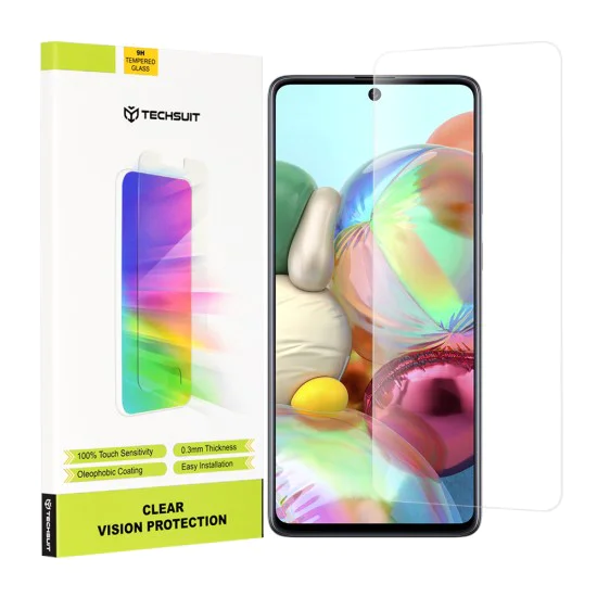 Протектор за Samsung Galaxy A71 4G / A71 5G / Note 10 Lite / M51 - Clear Vision Glass - Прозрачен