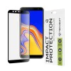 Протектор за Samsung Galaxy J4 Plus / J6 Plus - 111D Full Cover / Full Glue Glass - Черен