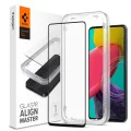 Протектор за Samsung Galaxy M53 - Spigen Glas.tR Align Master - Черен