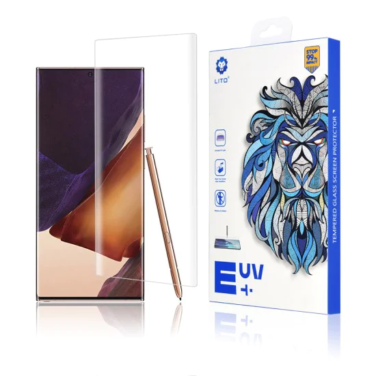 Протектор за Samsung Galaxy Note 20 Ultra / Note 20 Ultra 5G - Lito 3D UV Glass - Прозрачен