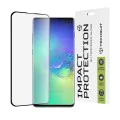 Протектор за Samsung Galaxy S10 Plus - 111D Full Cover / Full Glue Glass / 3D Curved Screen - Черен