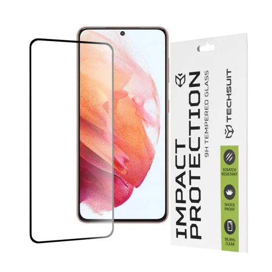 Протектор за Samsung Galaxy S21 5G - 111D Full Cover / Full Glue Glass - Черен