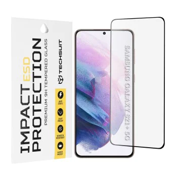 Протектор за Samsung Galaxy S21 Plus 5G - ESD Glass - черен