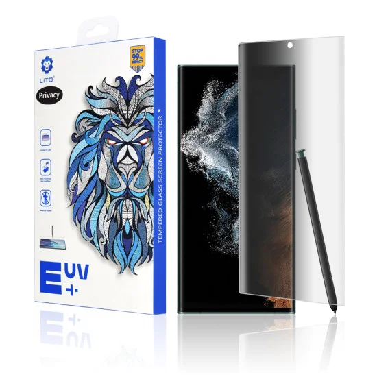 Протектор за Samsung Galaxy S22 Ultra 5G - Lito 3D UV Glass - Privacy