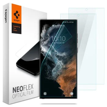 Протектор за Samsung Galaxy S22 Ultra 5G (комплект 2) - Spigen Neo Flex - Clear
