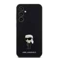 Протектор за Samsung Galaxy S23 FE - Karl Lagerfeld Silicone (KLHCHCS23FEMHKHKNPK) - Ikonik Metal Pin