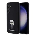 Протектор за Samsung Galaxy S23 FE - Karl Lagerfeld Silicone (KLHCHCS23FEMHKHKNPK) - Ikonik Metal Pin