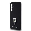 Протектор за Samsung Galaxy S23 FE - Karl Lagerfeld Silicone (KLHCHCS23FEMHKHKNPK) - Ikonik Metal Pin
