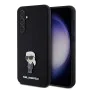Протектор за Samsung Galaxy S23 FE - Karl Lagerfeld Silicone (KLHCHCS23FEMHKHKNPK) - Ikonik Metal Pin