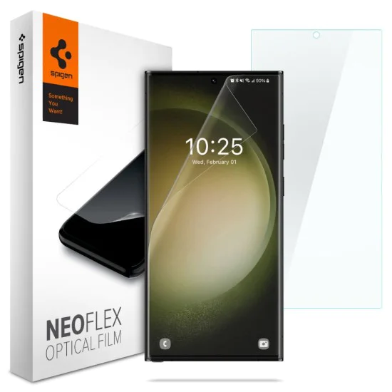 Протектор за Samsung Galaxy S23 Ultra (комплект 2) - Spigen Neo Flex - Clear