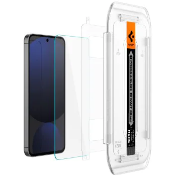 Протектор за Samsung Galaxy S24 FE (комплект 2) - Spigen Glas.tR EZ FIT - Прозрачен