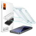 Протектор за Samsung Galaxy S24 FE (комплект 2) - Spigen Glas.tR EZ FIT - Прозрачен