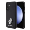 Протектор за Samsung Galaxy S24 Plus - Karl Lagerfeld Saffiano (KLHCHCS24MPSAKCMPK) - Karl&Choupette Metal Pin