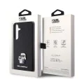 Протектор за Samsung Galaxy S24 Plus - Karl Lagerfeld Saffiano (KLHCHCS24MPSAKCMPK) - Karl&Choupette Metal Pin